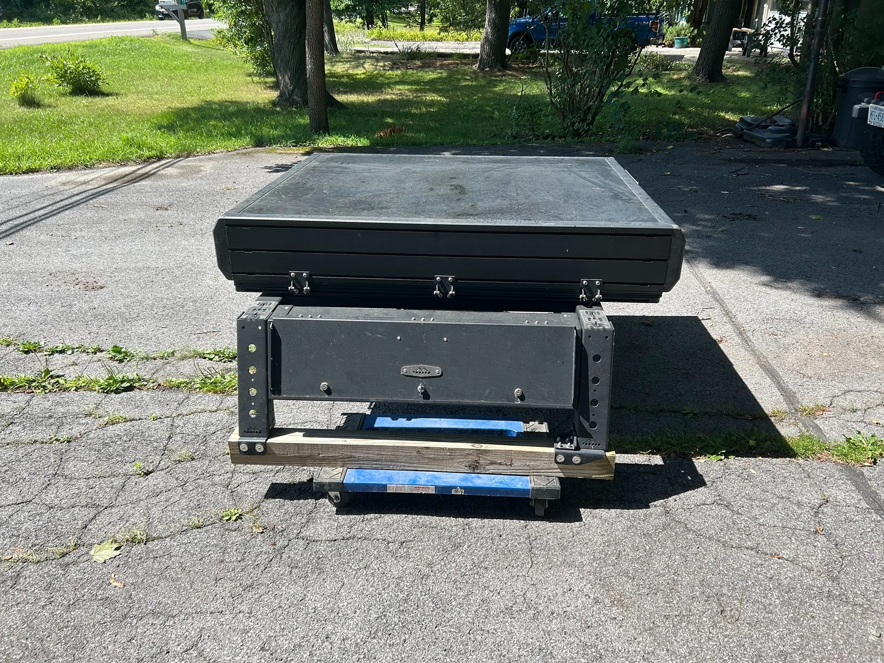 Jeep Gladiator KB VooDoo Max Mod 14" aluminum rack, w/cargo box, tonneau brackets and trac board mount $700 OBO IMG_9947