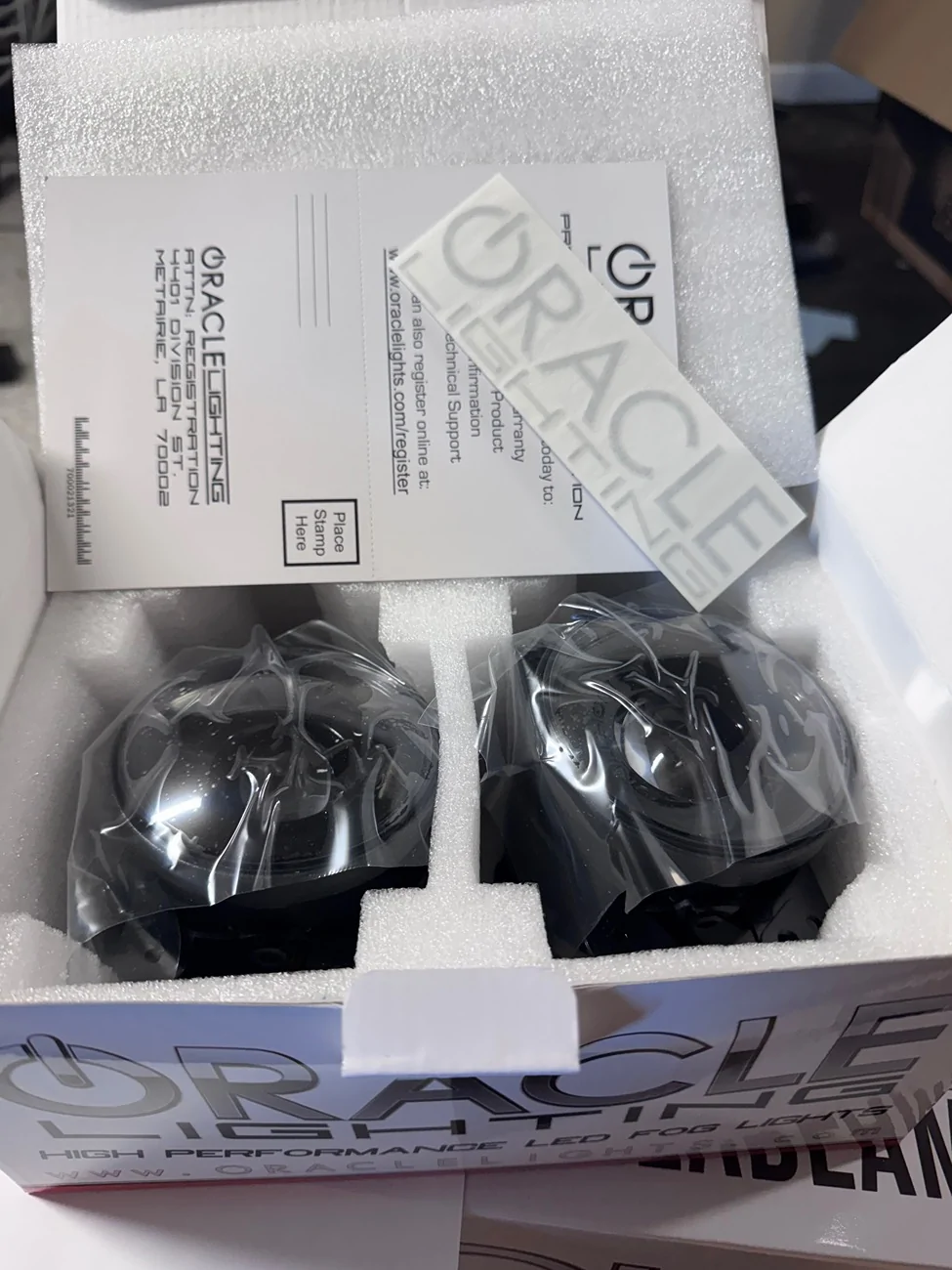 Jeep Gladiator NIB Oracle BI-LED Headlamps and Fog lights IMG_3572