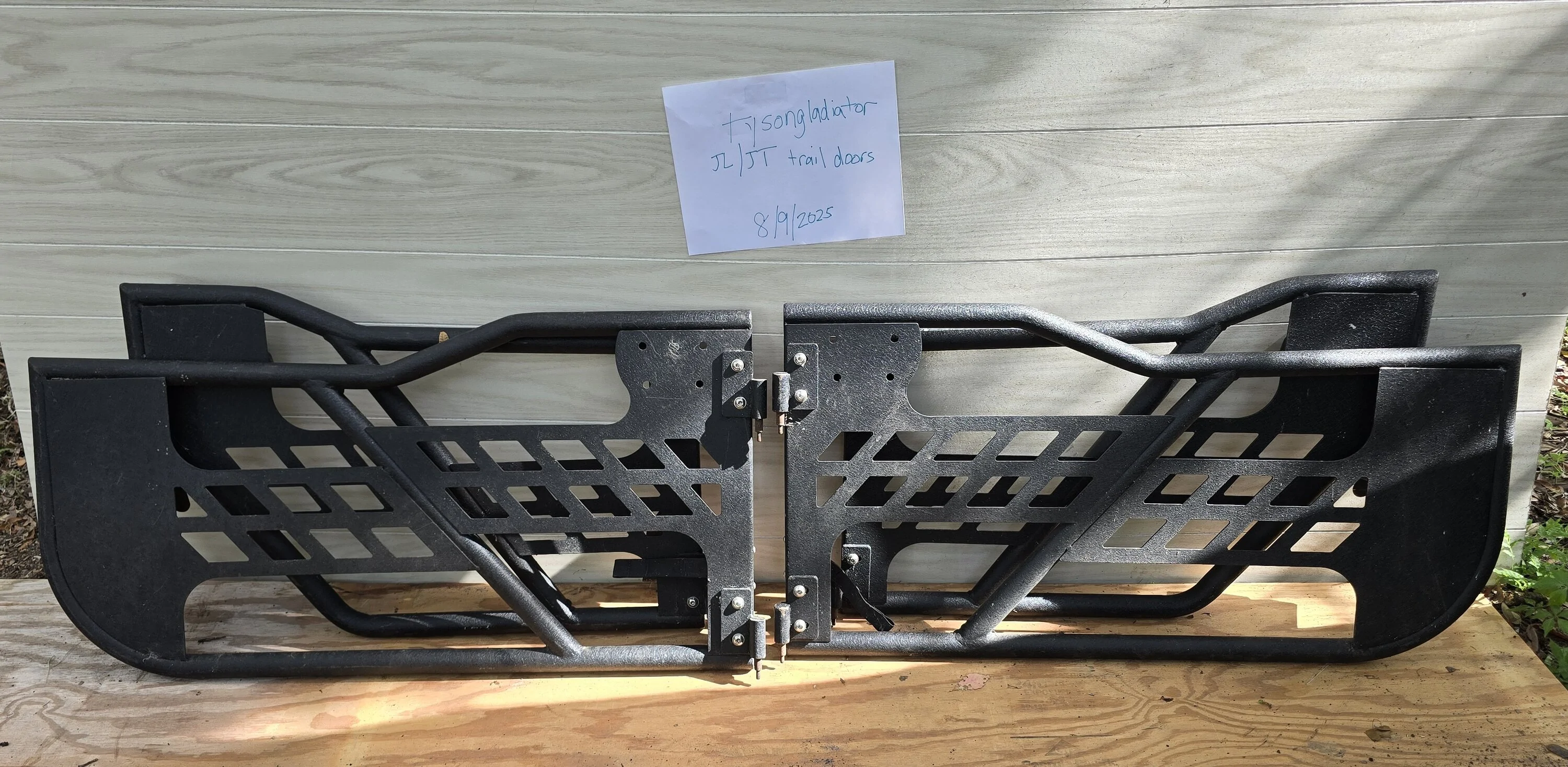 Jeep Gladiator Trail doors - $175 20250809_165337