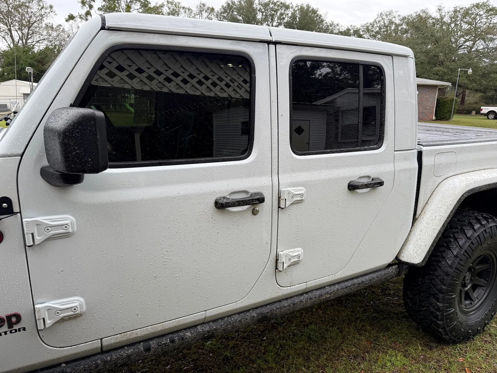 Jeep Gladiator Show your tinted Gladiators and tell us what % percentage tint film IMG_0431