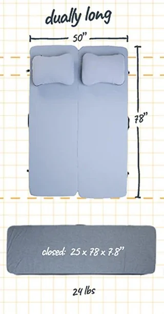 Jeep Gladiator Hest Mattress - dually long size IMG_2376