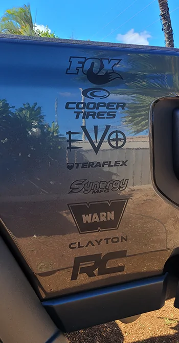 Jeep Gladiator Graphics decals1