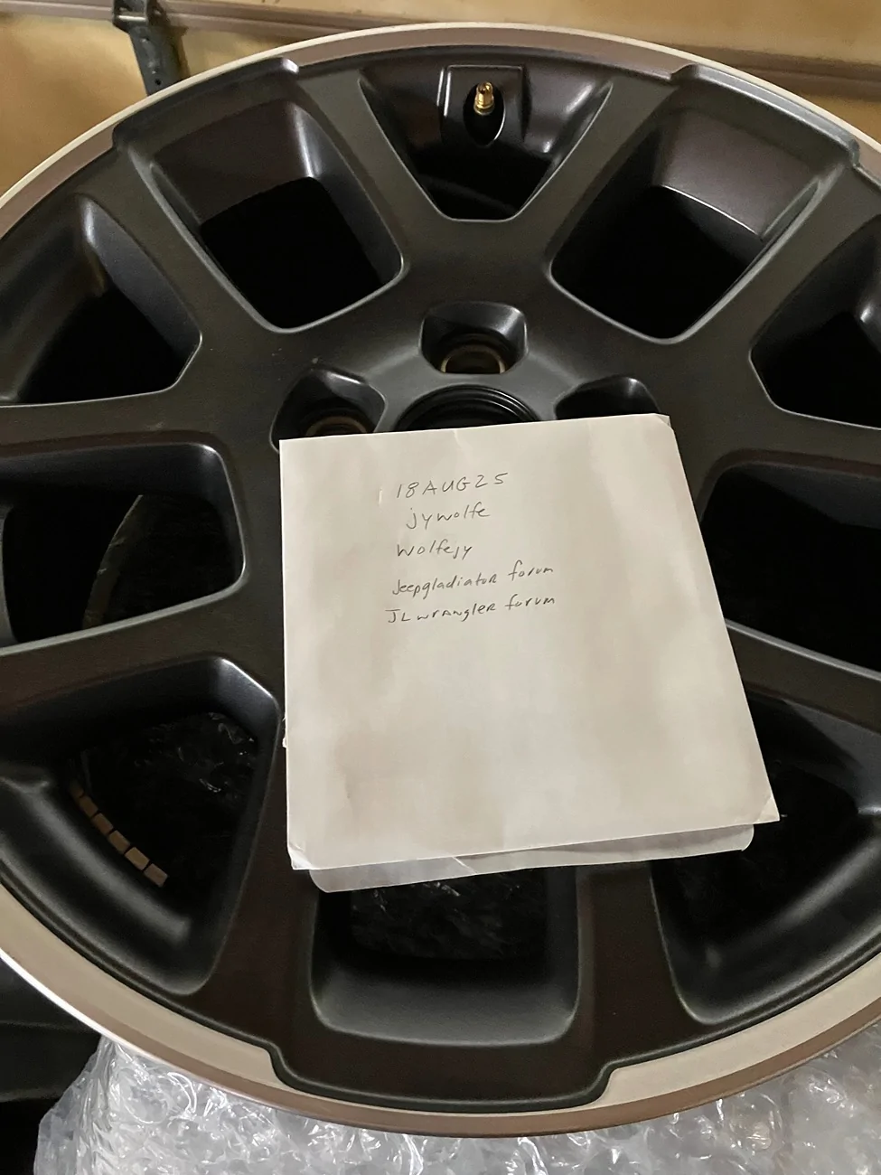 Jeep Gladiator Factory take off wheels from 80th Edition Wrangler and Willy Gladiator IMG_6436
