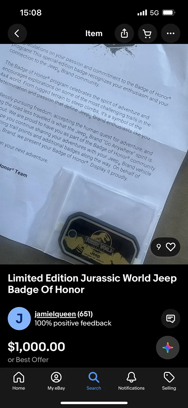Jeep Gladiator Jurassic World Jeep Badge of Honor Now Available IMG_7550