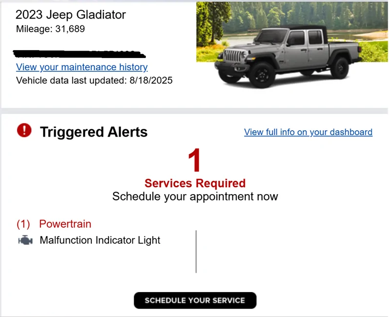 Jeep Gladiator auto stop start not working pop u