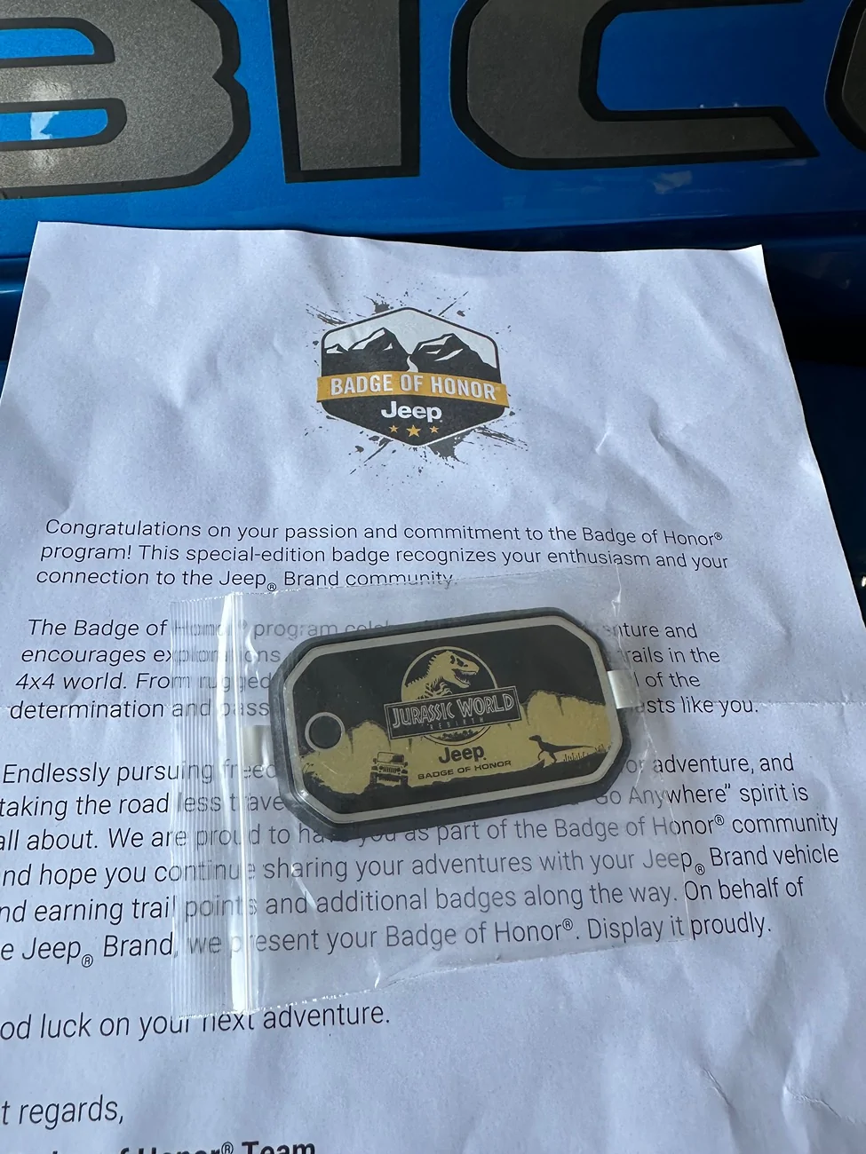 Jeep Gladiator Jurassic World Jeep Badge of Honor Now Available IMG_2672