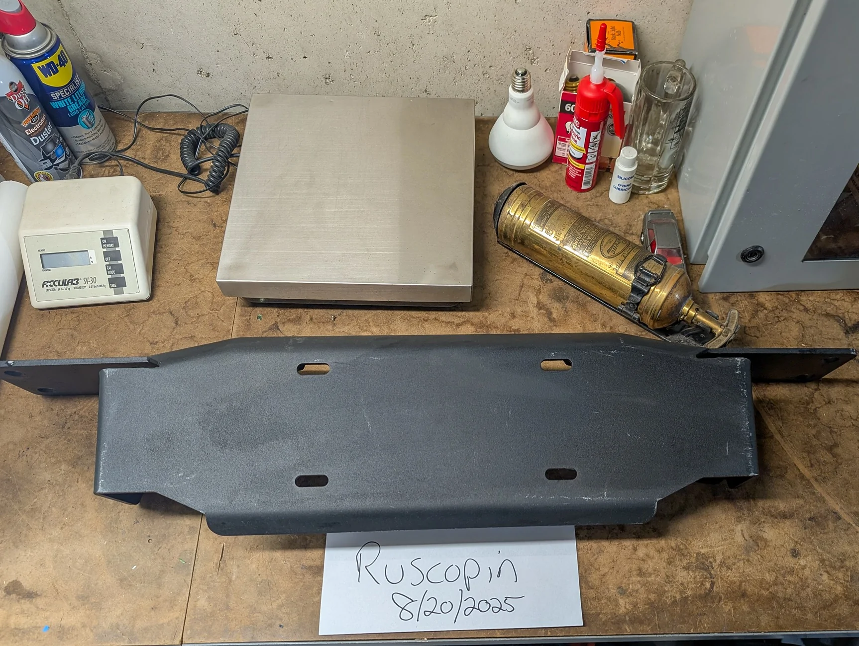 Jeep Gladiator Winch Plate - Rugged Ridge New $75 PXL_20250821_004158014