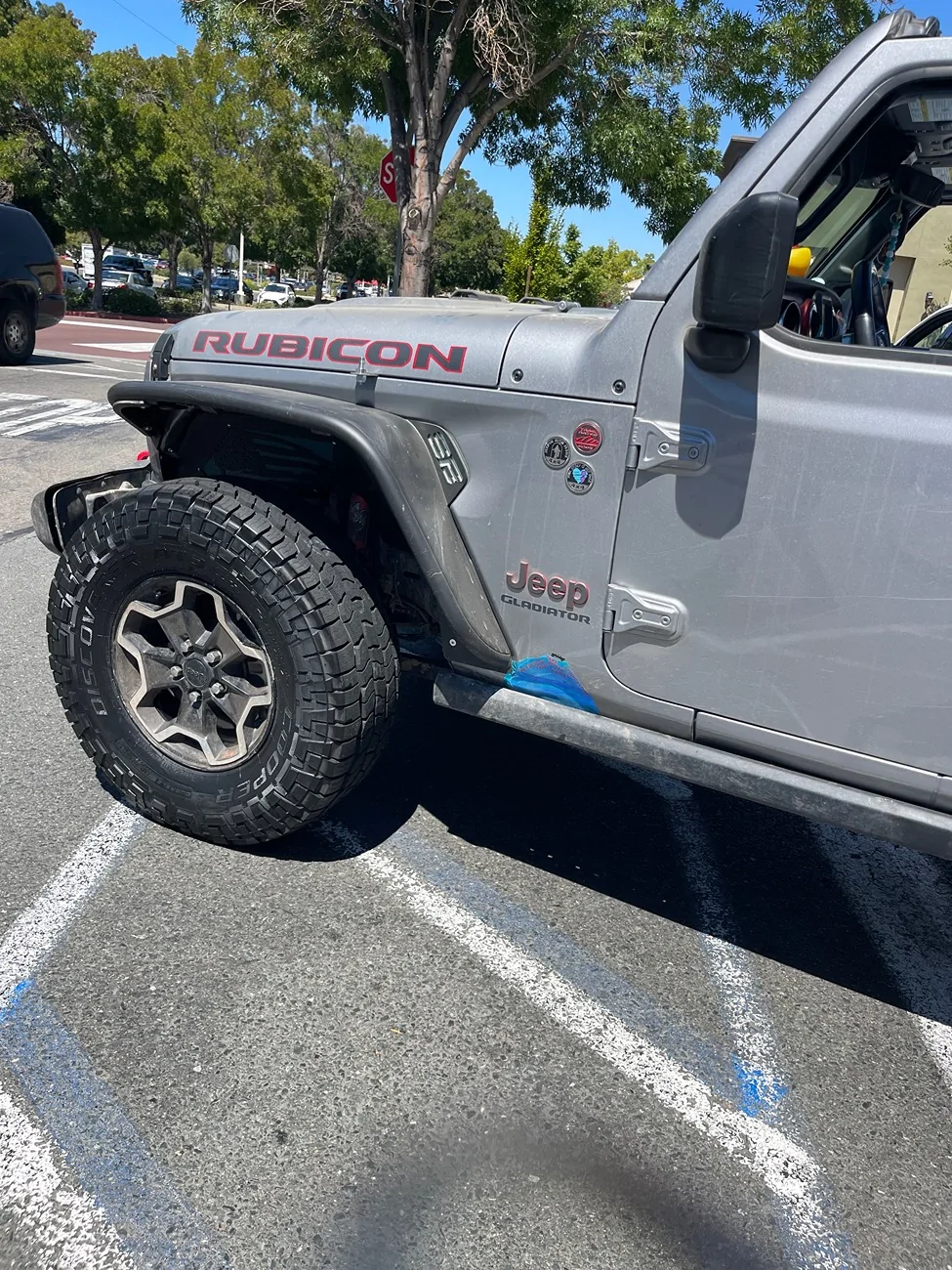 Jeep Gladiator Tire sizes IMG_0916