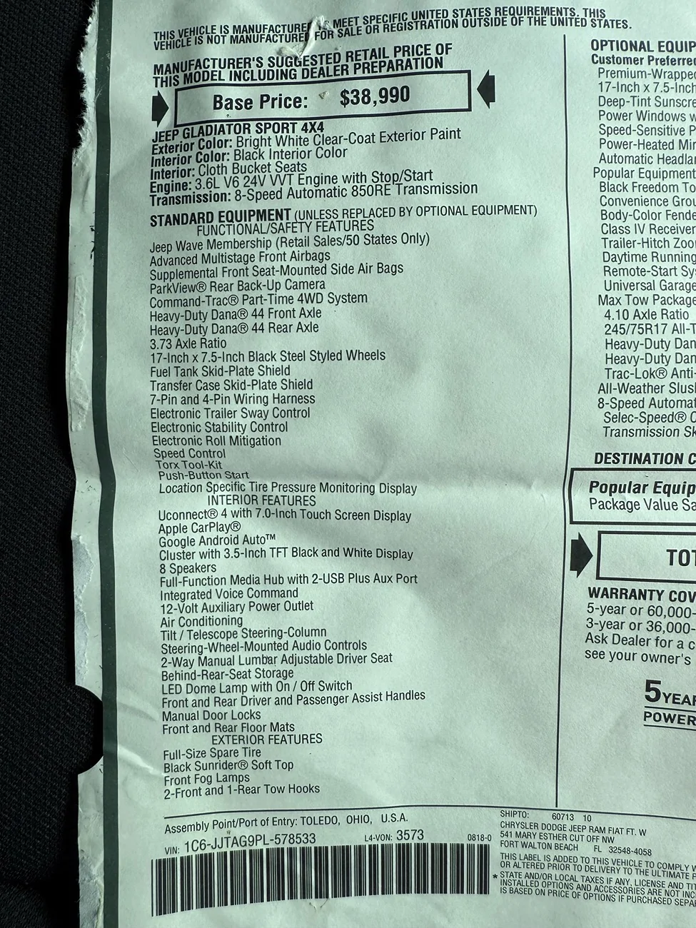 Jeep Gladiator CarPlay - Can it be turned on with a code? IMG_1805