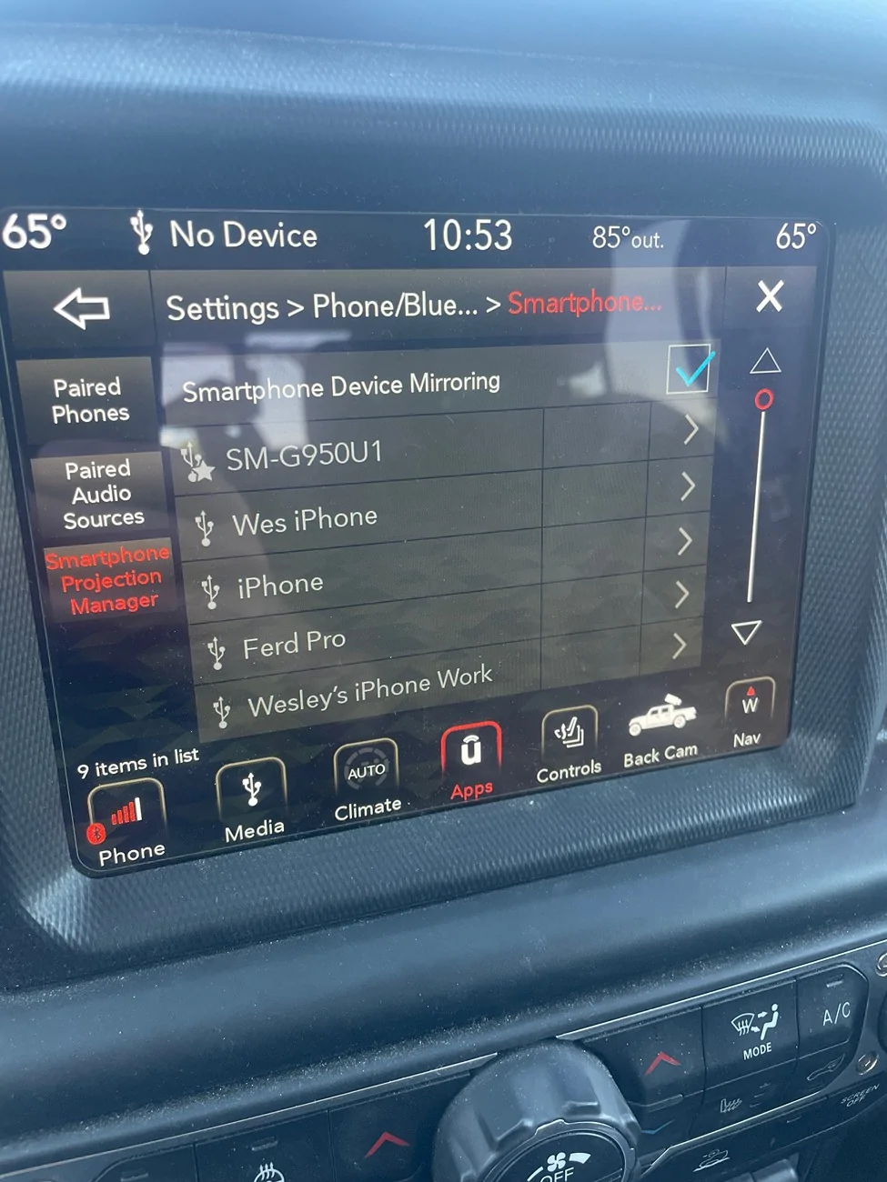Jeep Gladiator CarPlay - Can it be turned on with a code? IMG_0642