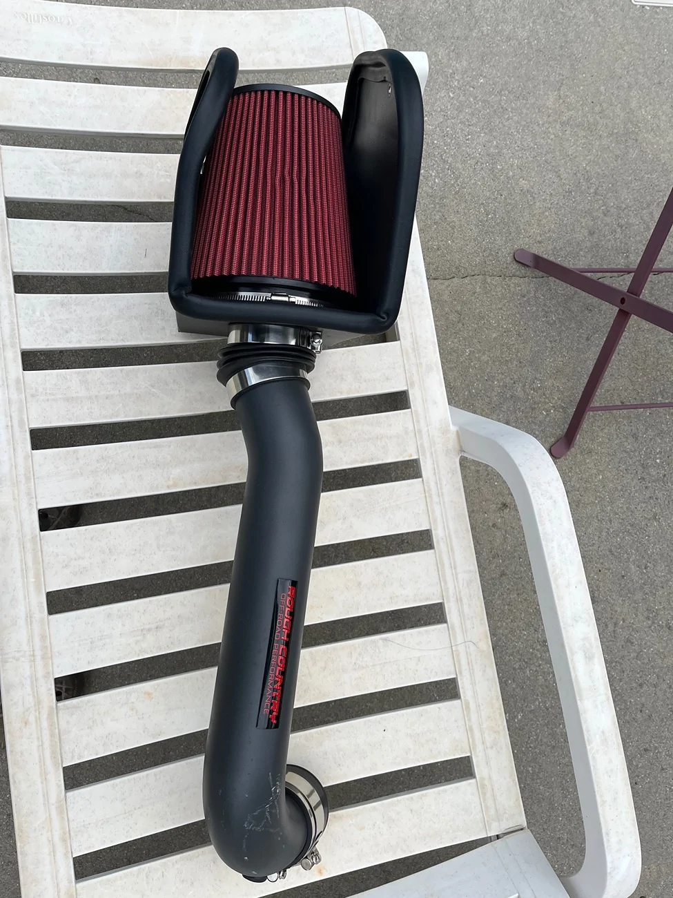 Jeep Gladiator Rough Country cold air intake IMG_0225