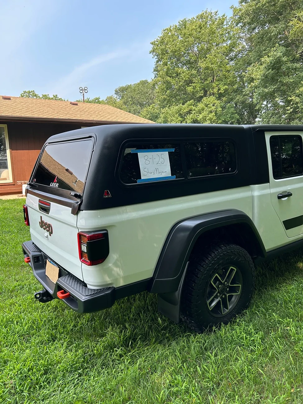 Jeep Gladiator Gladiator Topper, LEER 100S IMG_0648