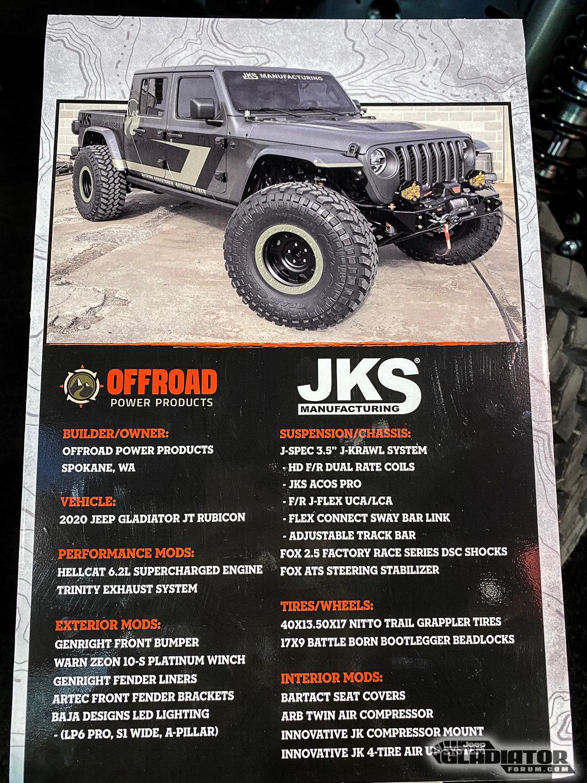 Jeep Gladiator JKS Manufacturing Hemi Gladiator Build [SEMA 2019] JKS-Manufacturing-Hemi-Gladiator-Build-SEMA-2019-1