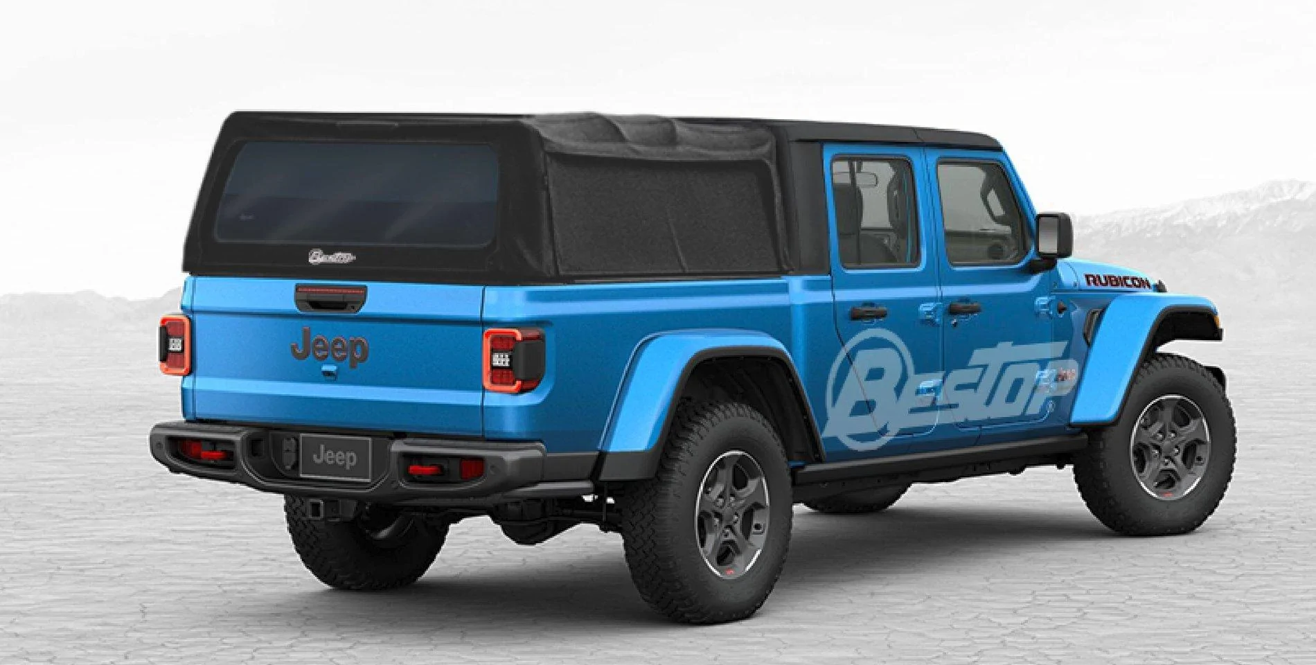 Jeep Gladiator Bestop Gladiator Rubicon Build [SEMA 2019] Supertop 4 Truck with Black Hardto