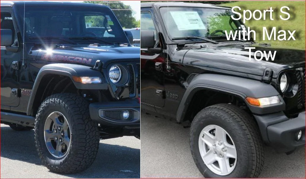 Jeep Gladiator High clearance fenders on Max Tow? Captur