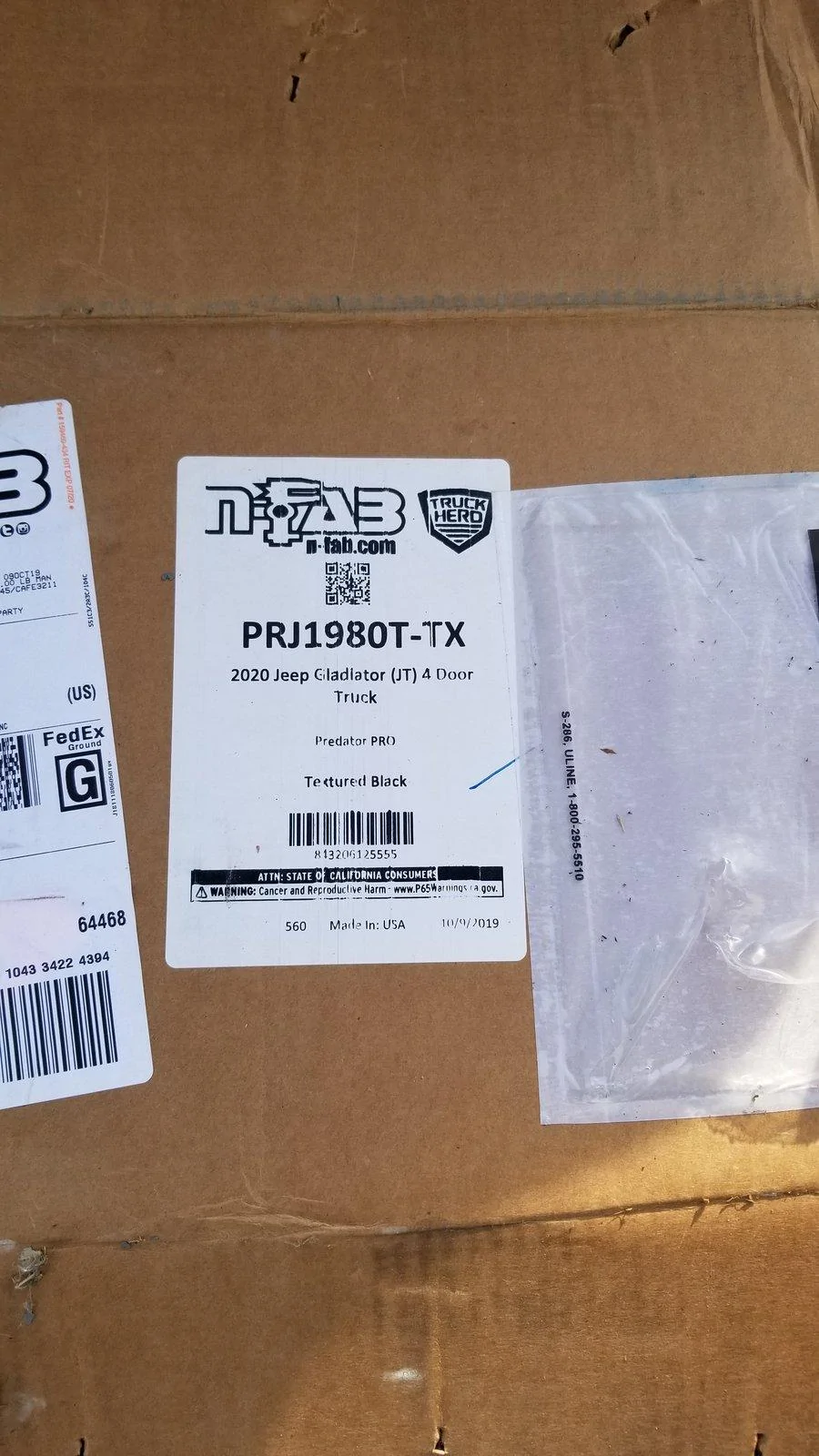 Jeep Gladiator Anyone else DIY install N-FAB Predator Pro steps? 20191109_091324