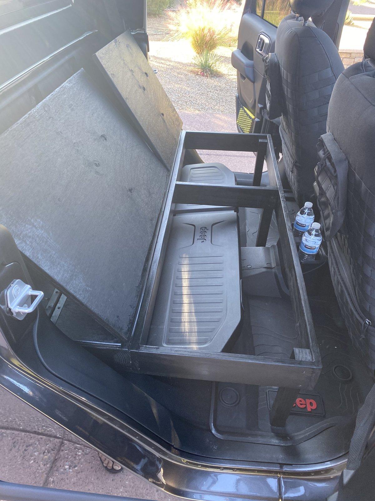 Jeep Gladiator Rear Seat Platform (After Rear Seat Removal - Rear Seat Delete) 2019-11-05 IMG_7248.JPG