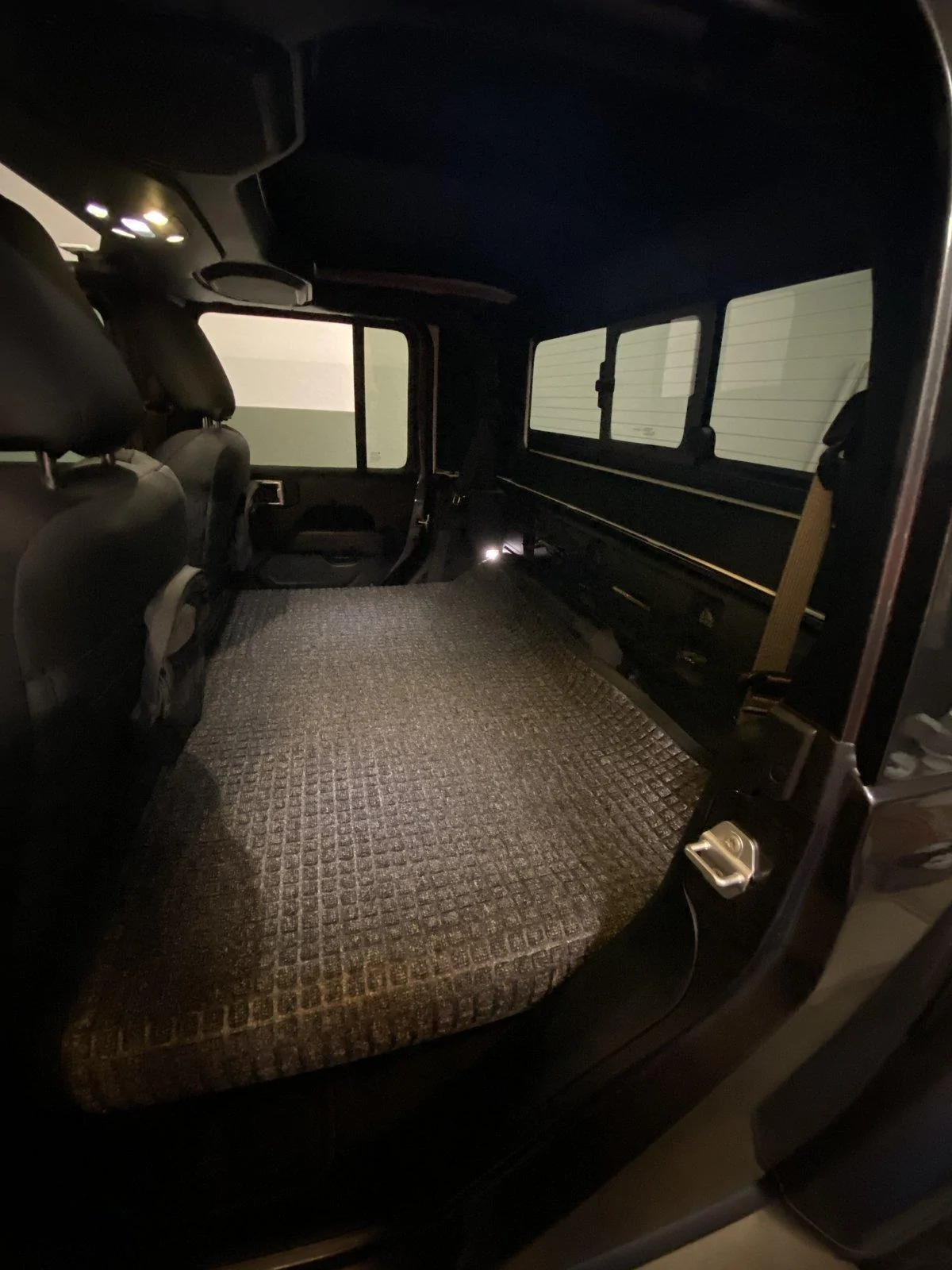 Jeep Gladiator Rear Seat Platform (After Rear Seat Removal - Rear Seat Delete) IMG_2313