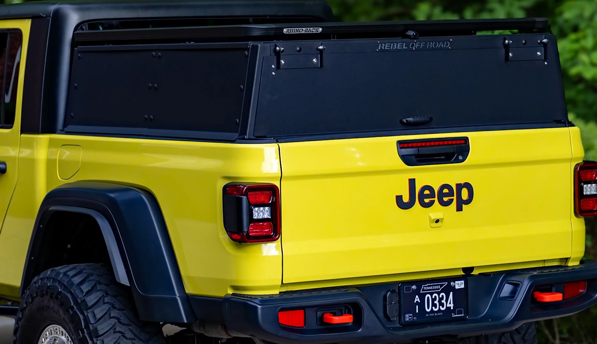 Jeep Gladiator Half cap/topper/exo-skeleton over bed rack DSC_0810 (2)