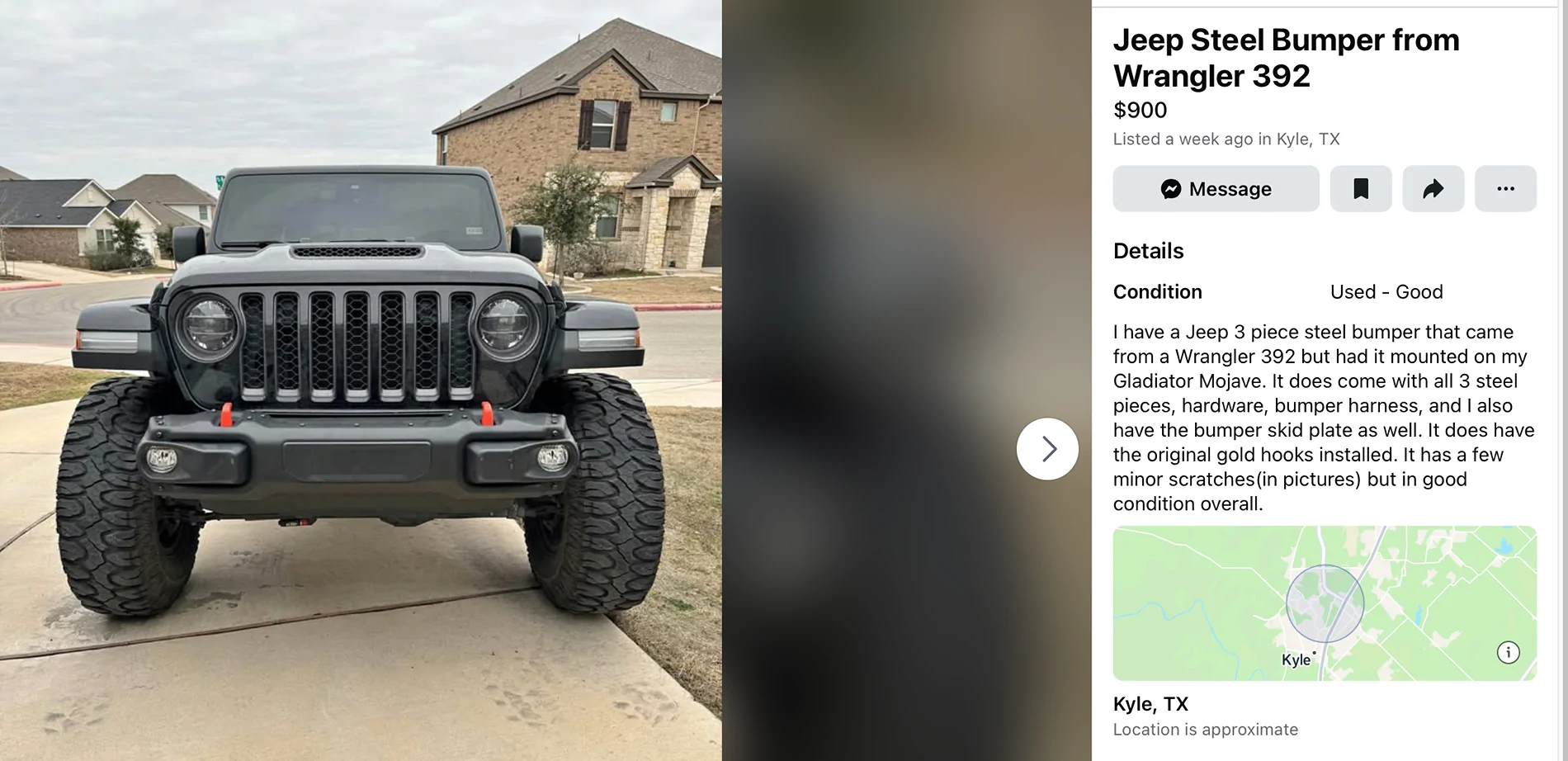 Jeep Gladiator Ebay "OEM Steel Bumper" vs Rugged Ridge Spartacus Bumper 1756733084726-xs