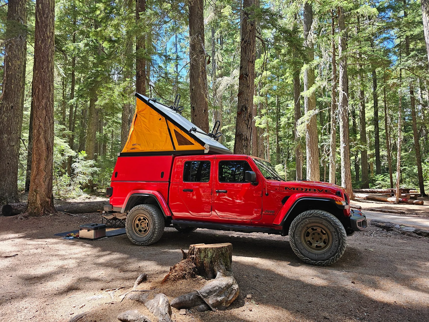 Jeep Gladiator V2 Pro GFC Camper : SW Washington 20250727_141932