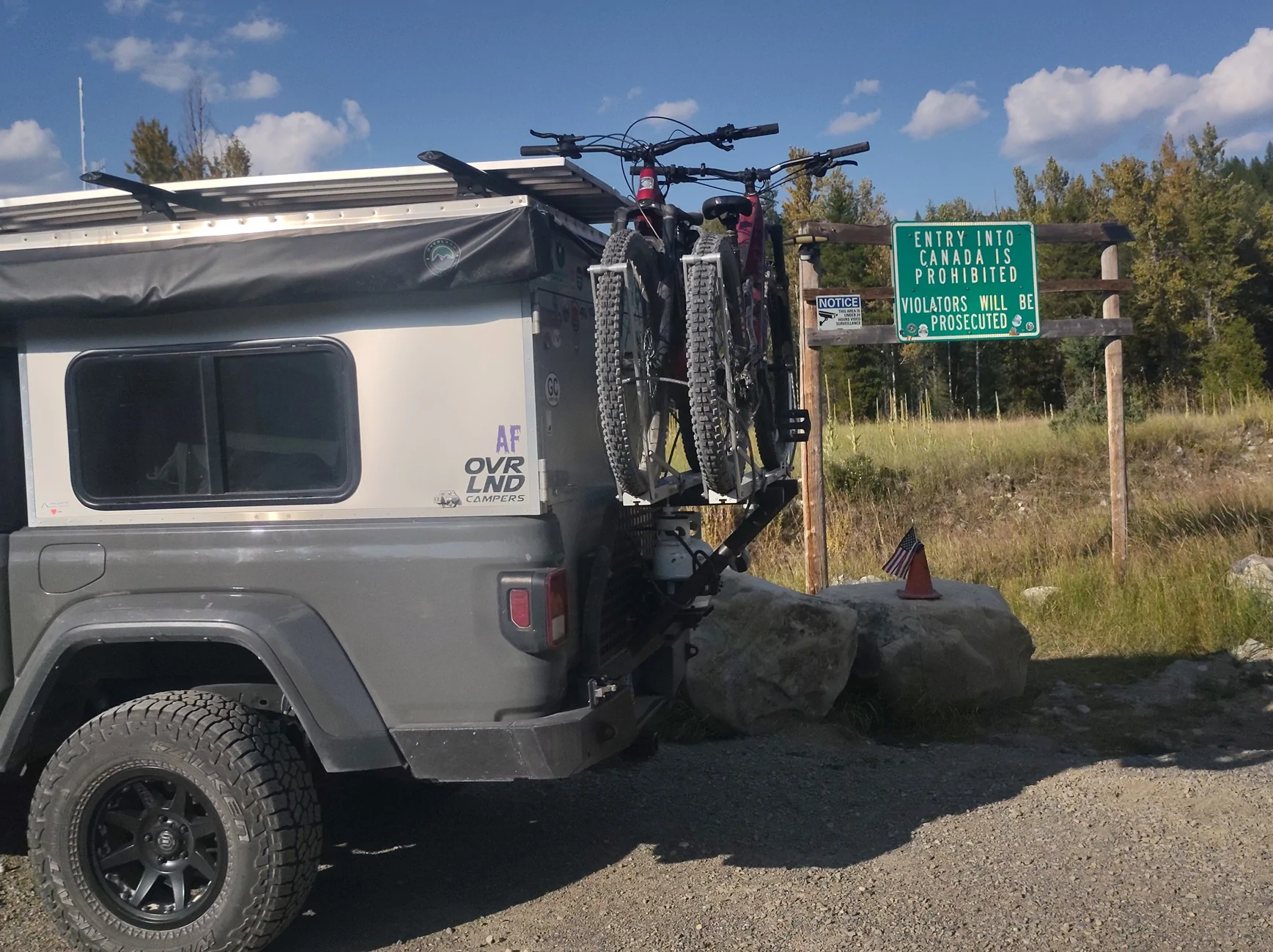 Jeep Gladiator OVRLND Camper roll call IMG_20250830_174630657