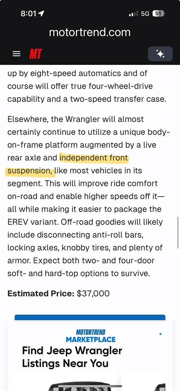 Jeep Gladiator IFS coming in 2029? IMG_4448