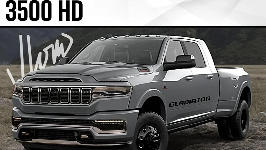 Jeep Gladiator Thoughts coming from a full size pickup to a Gladiator? fake-jeep-gladiator-3500-hd-dually-is-a-full-size-heavy-duty-truck-no-one-asked-for-230058-7