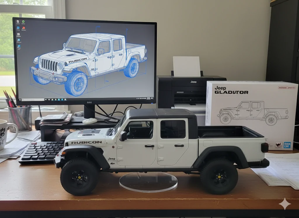 Jeep Gladiator Fun way to make an AI picture of your Jeep - Try This: 2020 Rubicon
