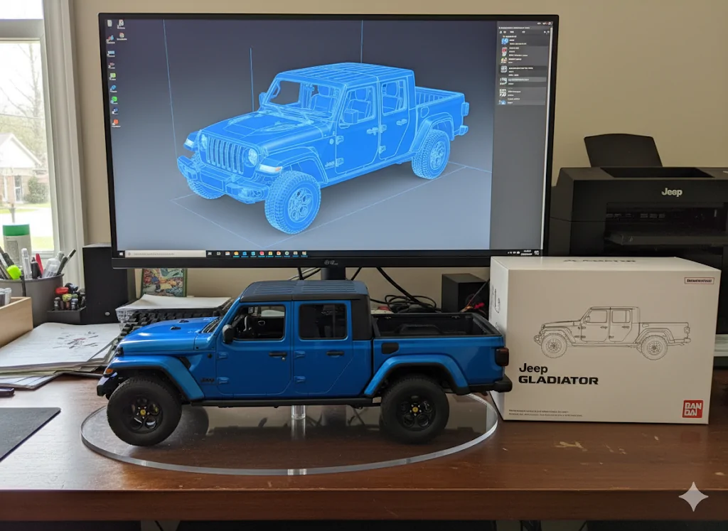 Jeep Gladiator Fun way to make an AI picture of your Jeep - Try This: 2021 Willys