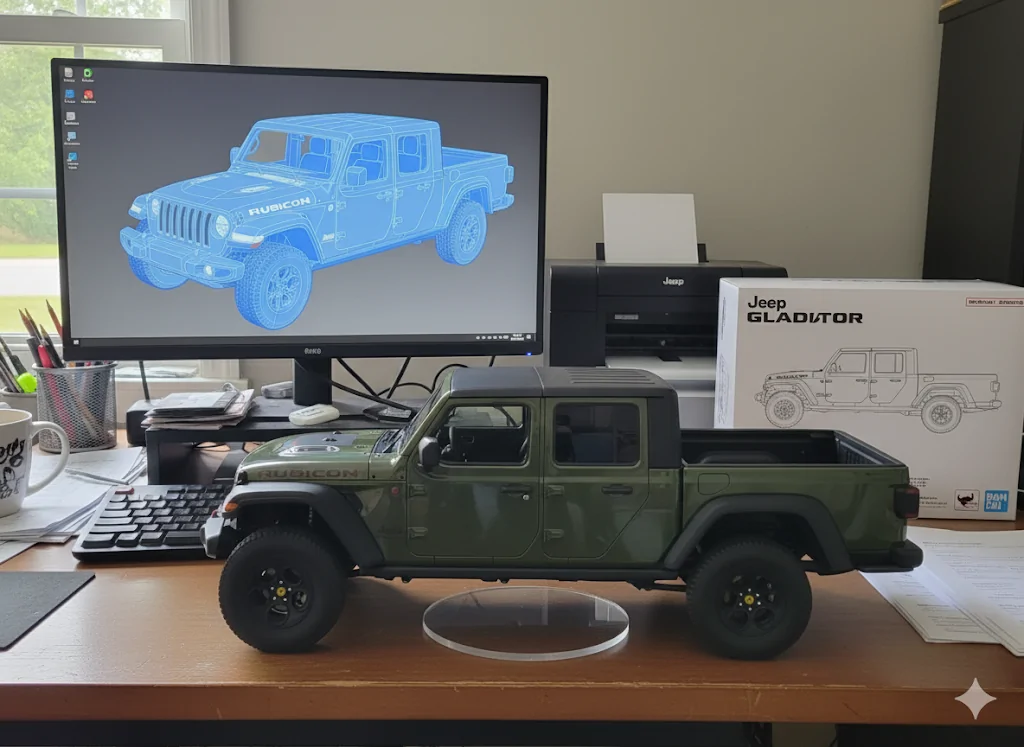 Jeep Gladiator Fun way to make an AI picture of your Jeep - Try This: 2022 Rubicon