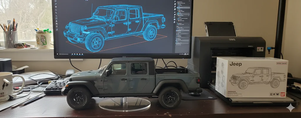 Jeep Gladiator Fun way to make an AI picture of your Jeep - Try This: 2025 Sport
