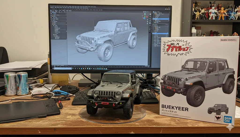 Jeep Gladiator Fun way to make an AI picture of your Jeep - Try This: unnamed
