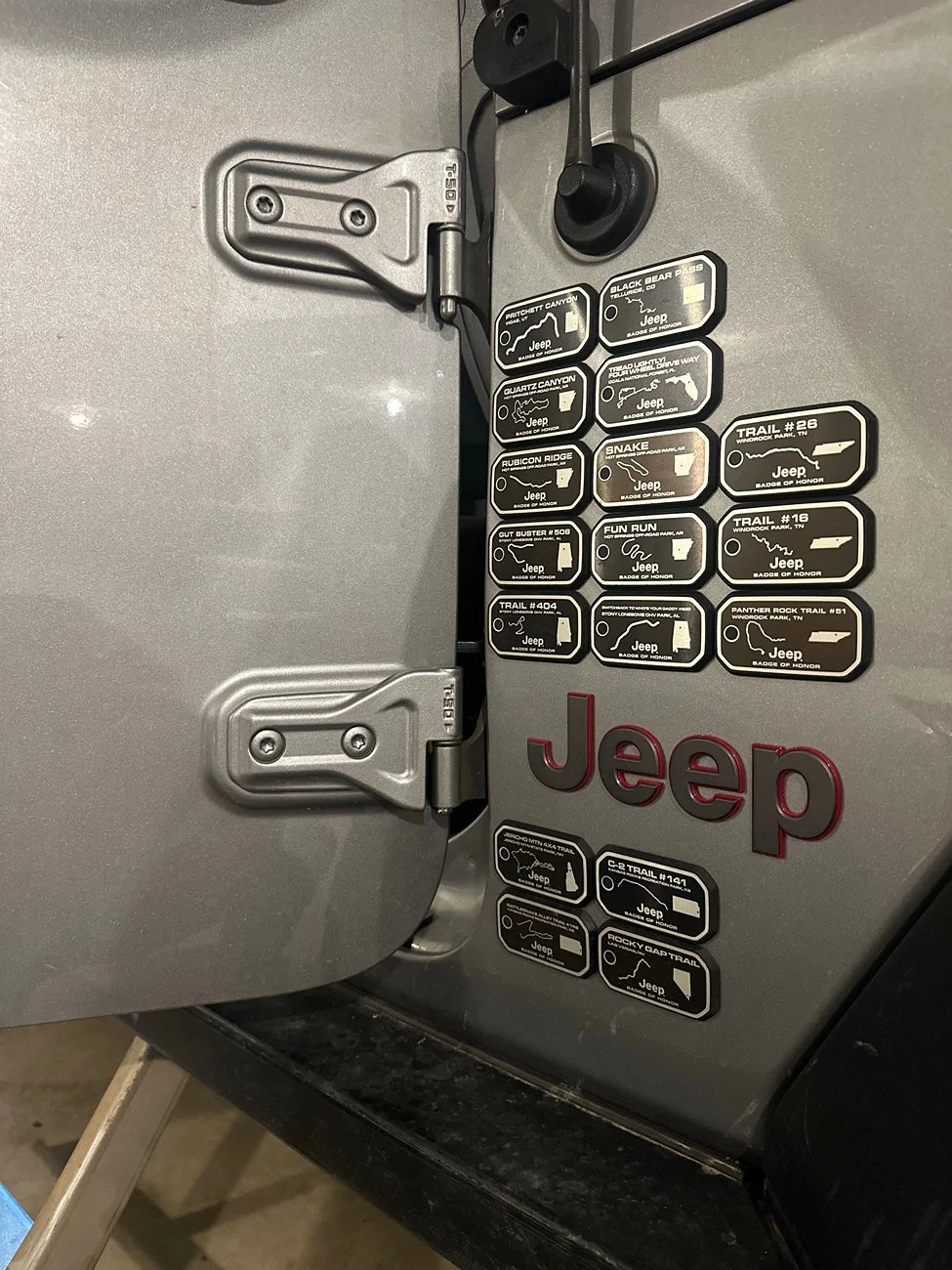 Jeep Gladiator 2026 Gladiator Quick Release Door Hinge (no tools required) + New Colors IMG_4100
