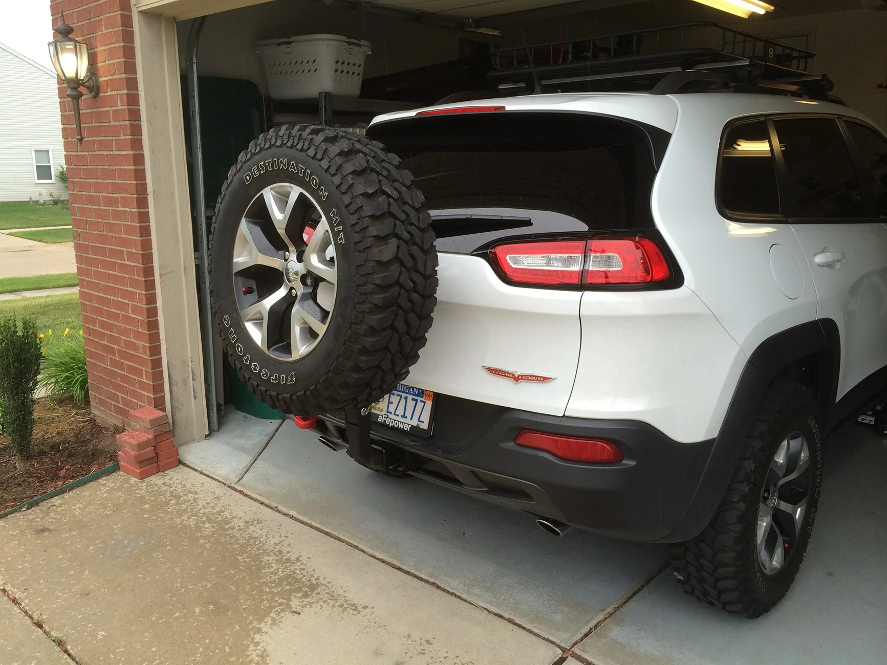 Jeep Gladiator Closeout sale on 37” Firestone Destination M/T2 Trailhawk tire carrier 3