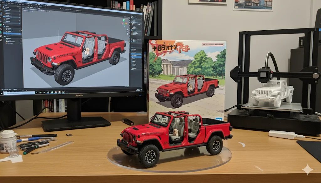 Jeep Gladiator Fun way to make an AI picture of your Jeep - Try This: 1757691671543-mf