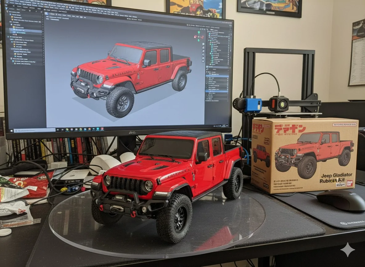 Jeep Gladiator Fun way to make an AI picture of your Jeep - Try This: WhatsApp Image 2025-09-10 at 7.44.33 AM