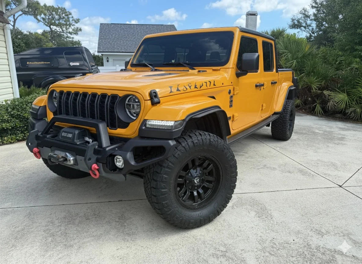 Jeep Gladiator Fun way to make an AI picture of your Jeep - Try This: WhatsApp Image 2025-09-11 at 5.53.47 PM