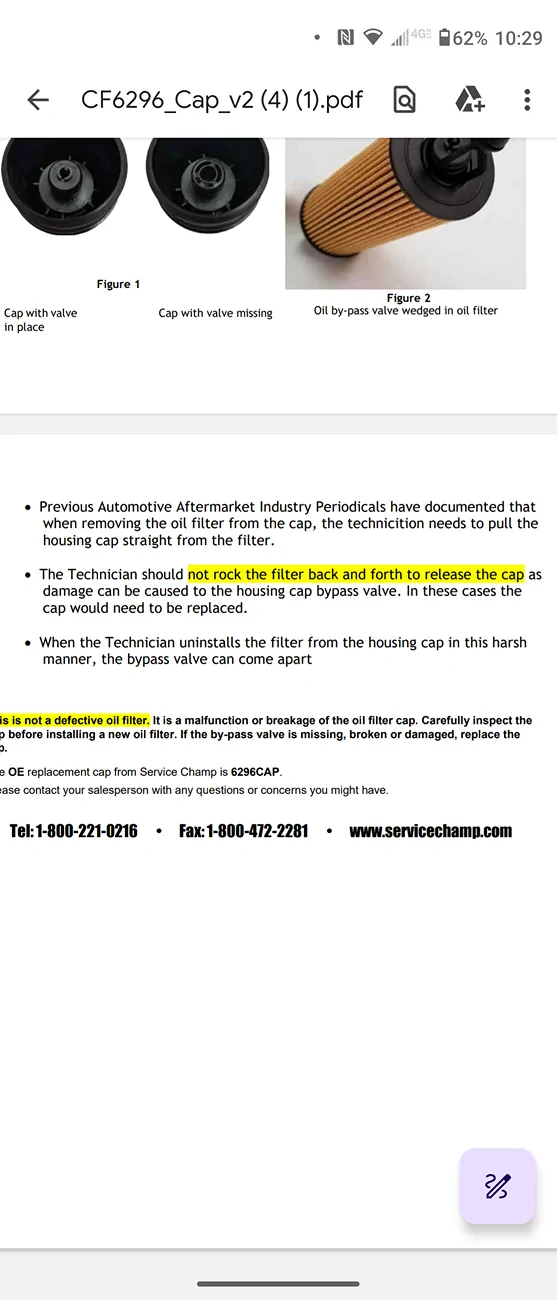Jeep Gladiator Oil Filter Cap Question Screenshot_20250908-102936