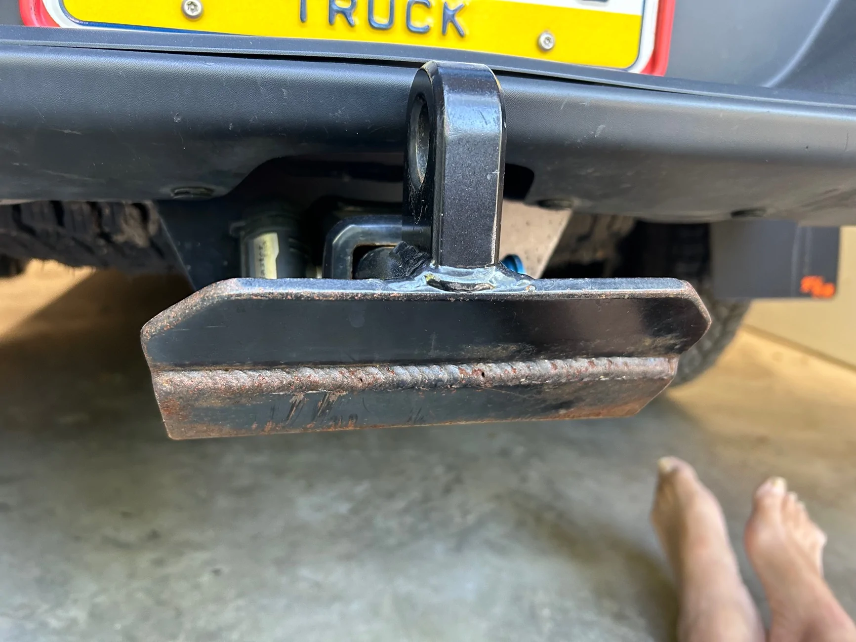 Jeep Gladiator Receiver Skid Plate IMG_4427