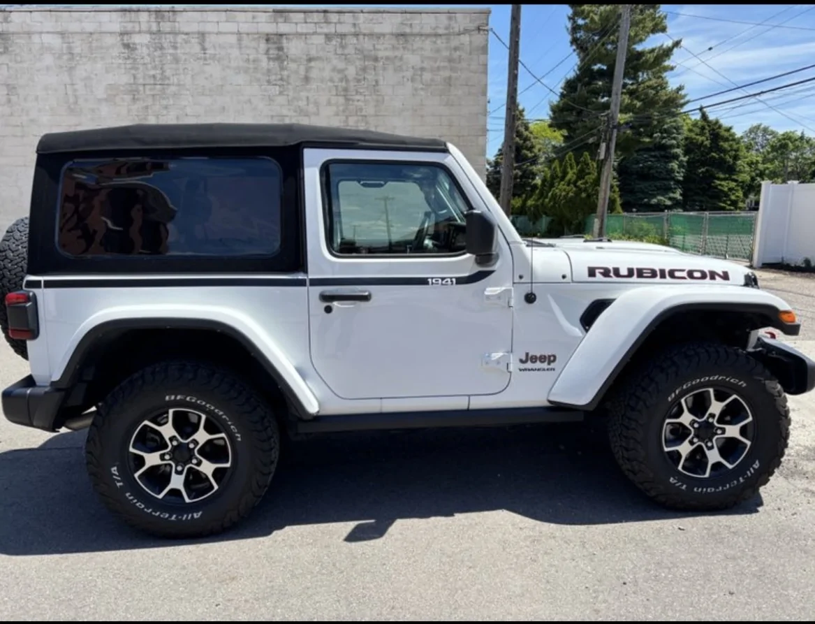 Jeep Gladiator 5 JL Rubicon wheels w/ BF Goodrich All-Terrains w/ white letters $400 IMG_4139