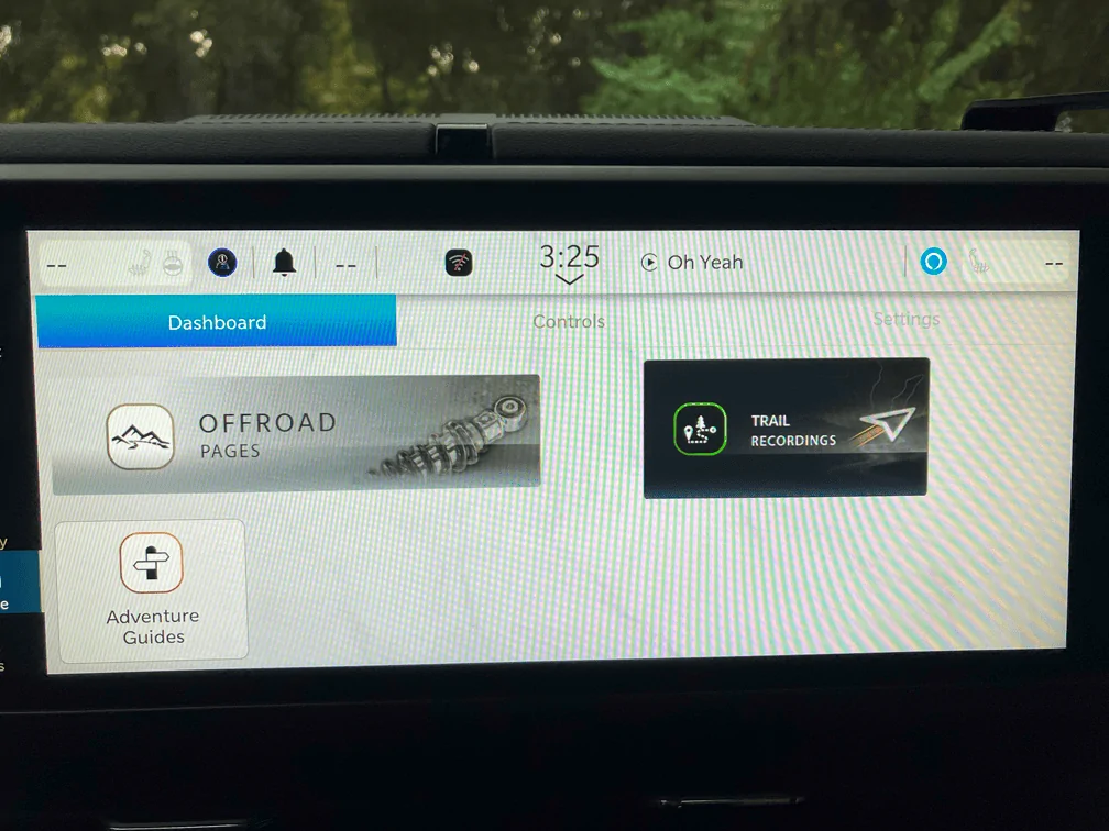 Jeep Gladiator Off road pages will not work IMG_6323
