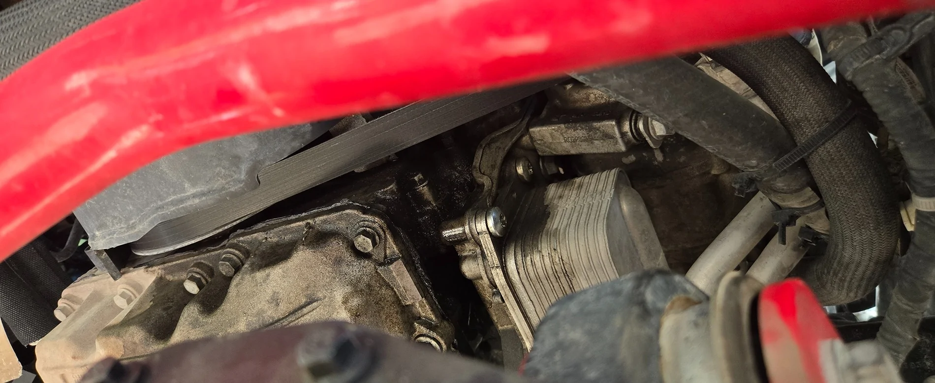 Jeep Gladiator 3.0 oil leak, source thoughts? 20250914_163422