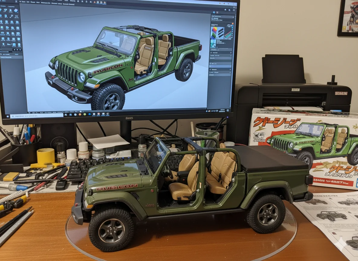 Jeep Gladiator Fun way to make an AI picture of your Jeep - Try This: 1757965390847-k2