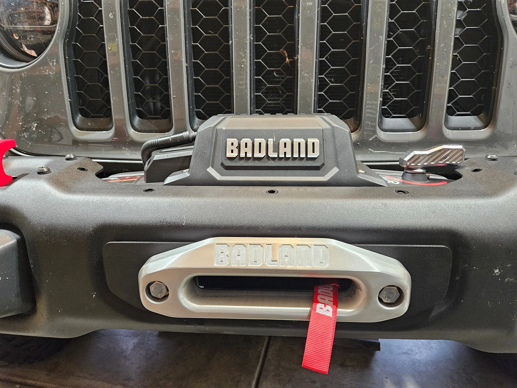 Jeep Gladiator Badland Apex 12,000 lb. Winch installed 20250913_183035