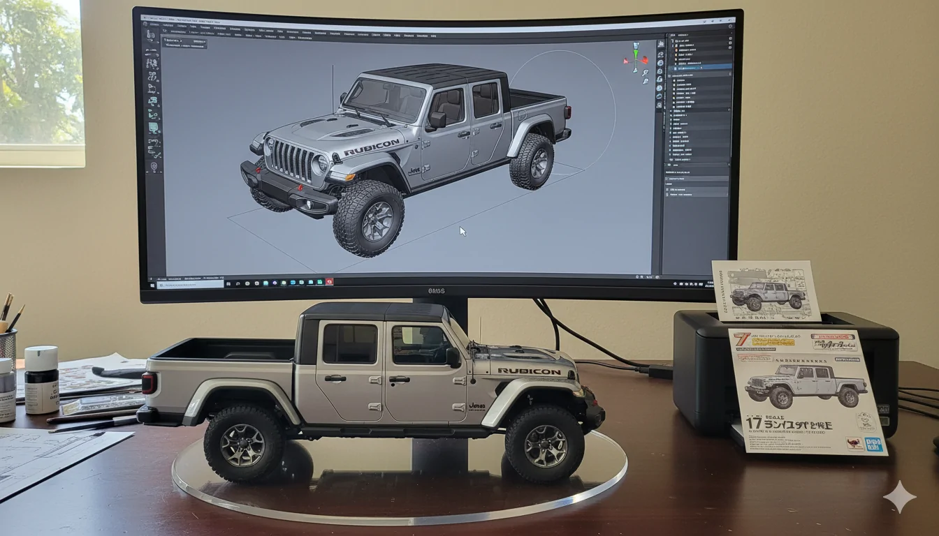 Jeep Gladiator Fun way to make an AI picture of your Jeep - Try This: Gemini_Generated_Image_gcrg9agcrg9agcrg