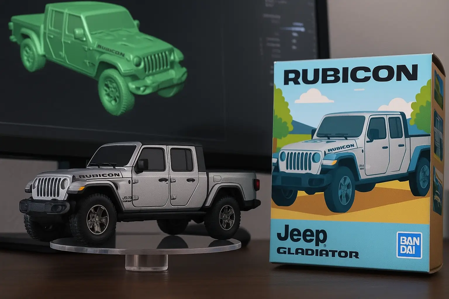 Jeep Gladiator Fun way to make an AI picture of your Jeep - Try This: ChatGPT Image Sep 15, 2025, 05_17_06 PM