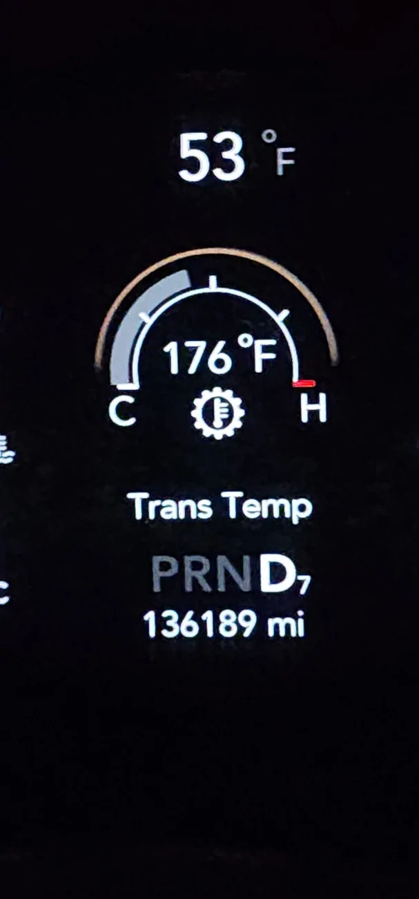 Jeep Gladiator Oil / Coolant Temp Gauge Behavior 20250915_063040