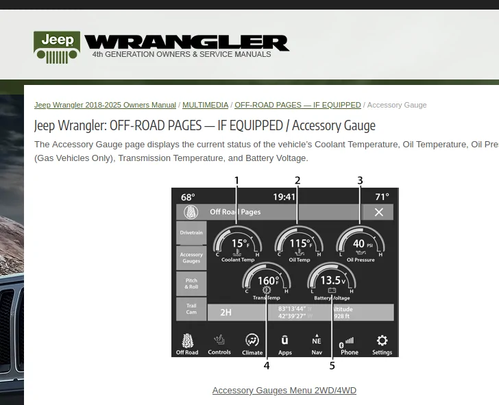 Jeep Gladiator Oil / Coolant Temp Gauge Behavior 1757992993482-wx