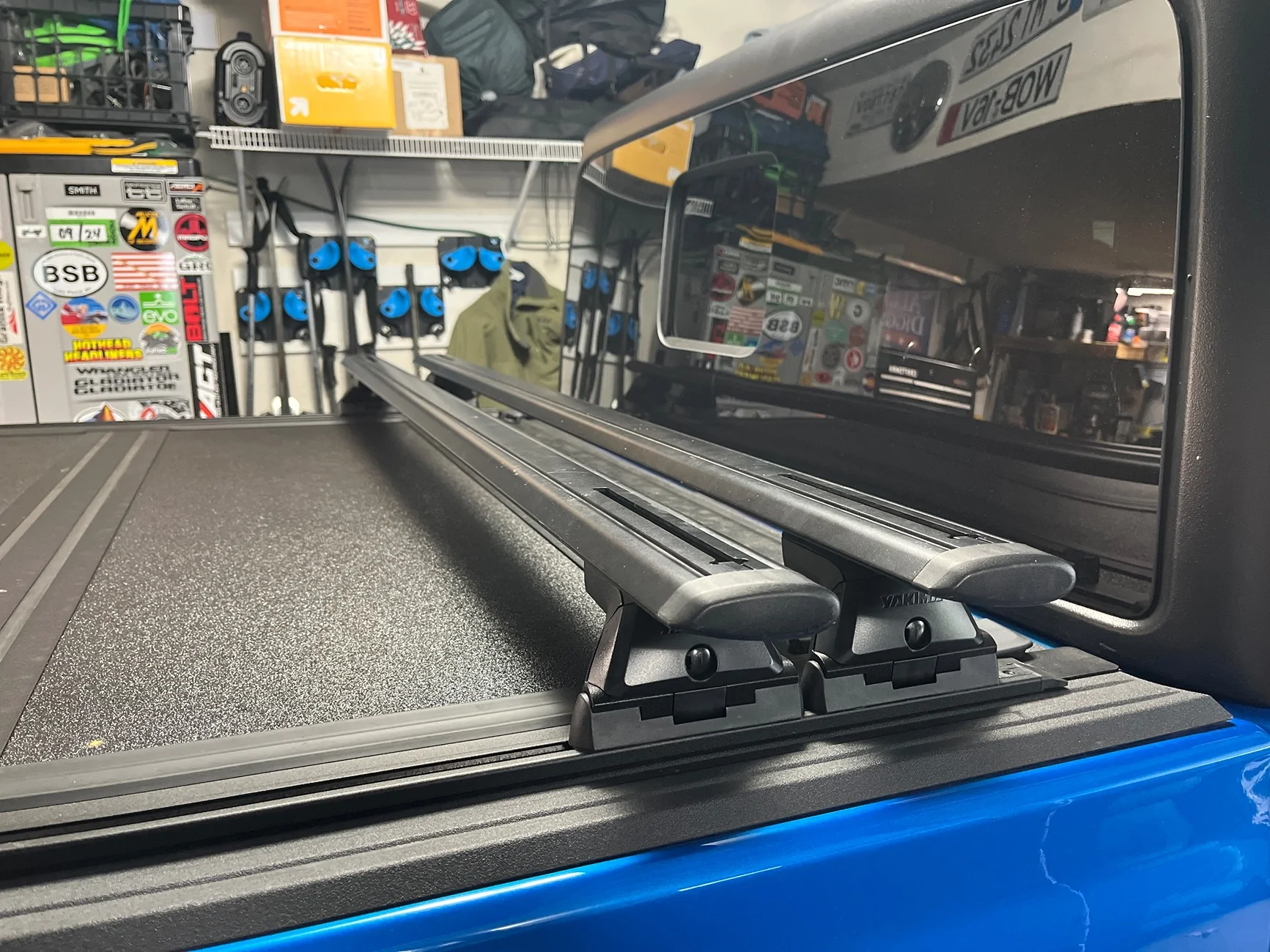 Jeep Gladiator Adapted JLU Mopar (Yakima) Roof Rack for MX4 TS Bed Cover IMG_4217